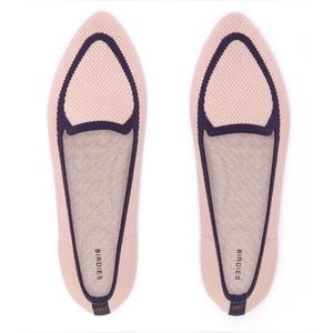 NEW Birdies Pointed Knit Flats - Blackbird Antique Pink - New and Washable!